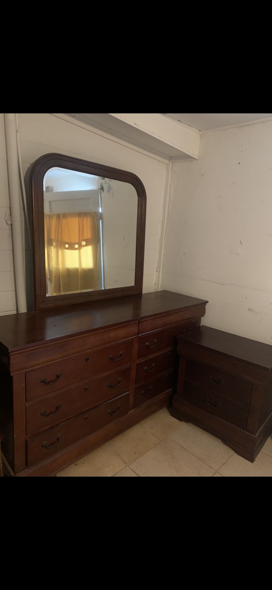 End Tables And Dresser With Night Stand