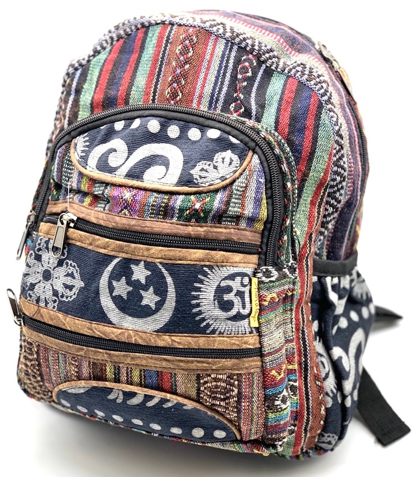 Himalayan Cotton Hippie Backpack Small Festival Tablet Bag