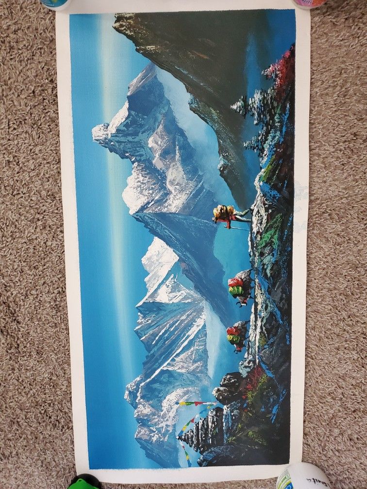 Himalayan Oil Painting